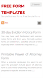 Mobile Screenshot of freeformtemplates.org